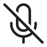 Mic Off SVG Icon